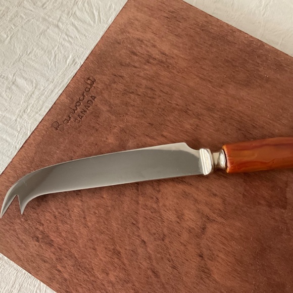 Baribocraft Canada Vintage Cheeseboard w/ cheese knife Made in 🇨🇦 - Picture 5 of 14